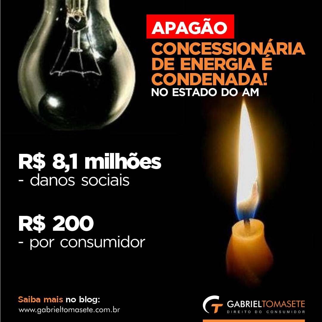 Apagão de energia gera indenização por danos sociais em R$ 8,1 milhões
